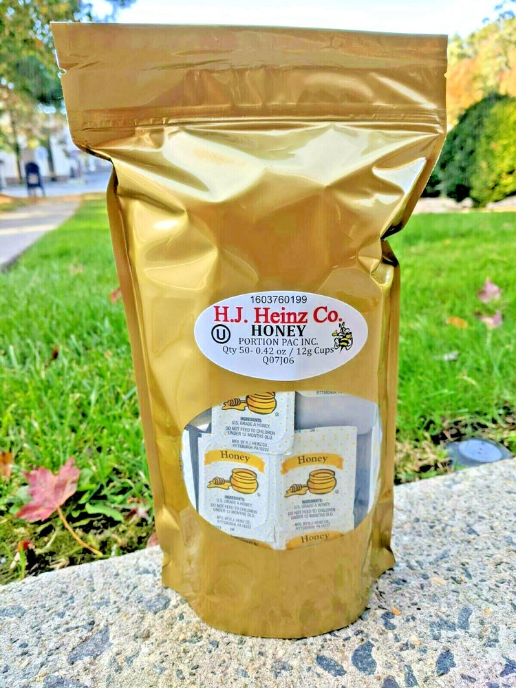 HEINZ HONEY SINGLE SERVE 2 Pack 100 Packets Total KOSHER PLEASE READ DESCRIPTION