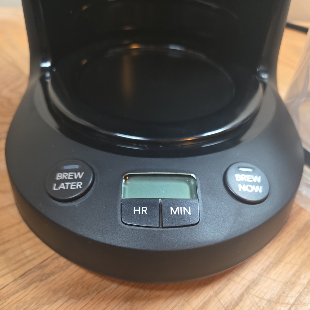 Mr Coffee 5 Cup Mini Brew Programmable Coffee Maker Black Open Box