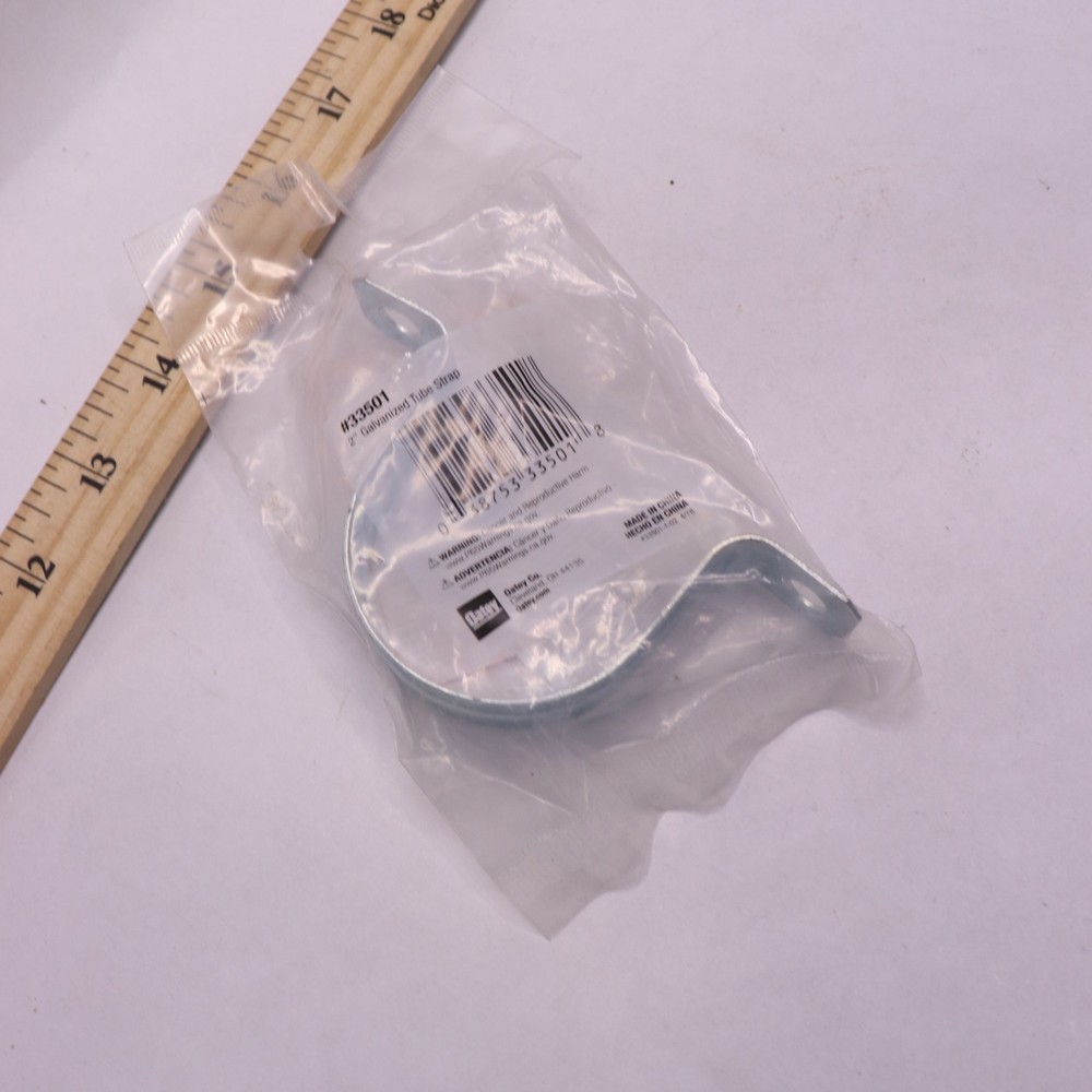 Oatey 2 in. Galvanized 2-Hole Pipe Hanger Strap
