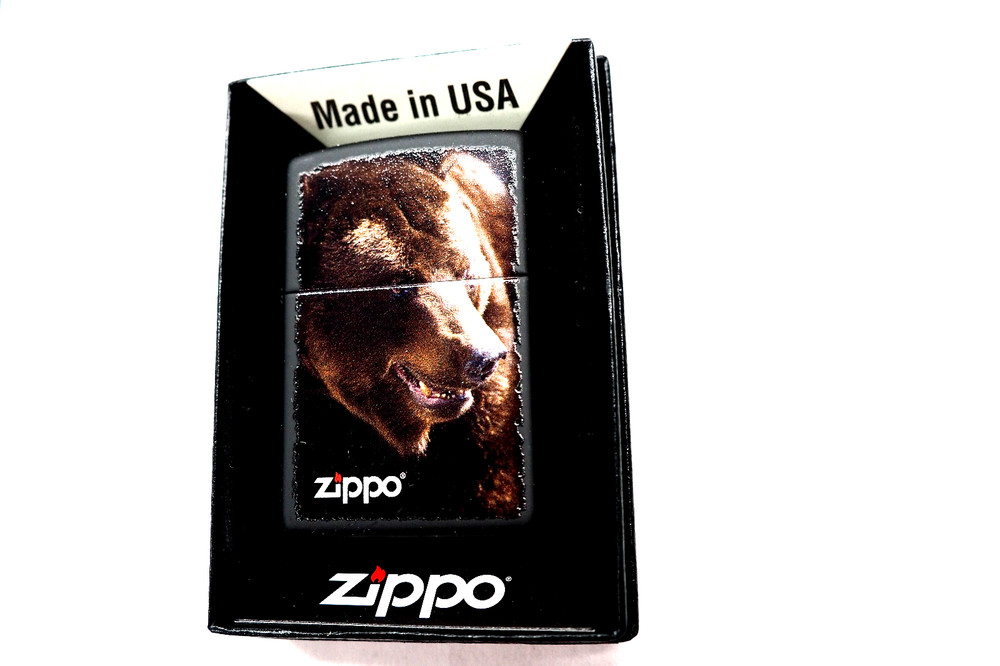 Sweet Brown Bear Zippo  Lighter
