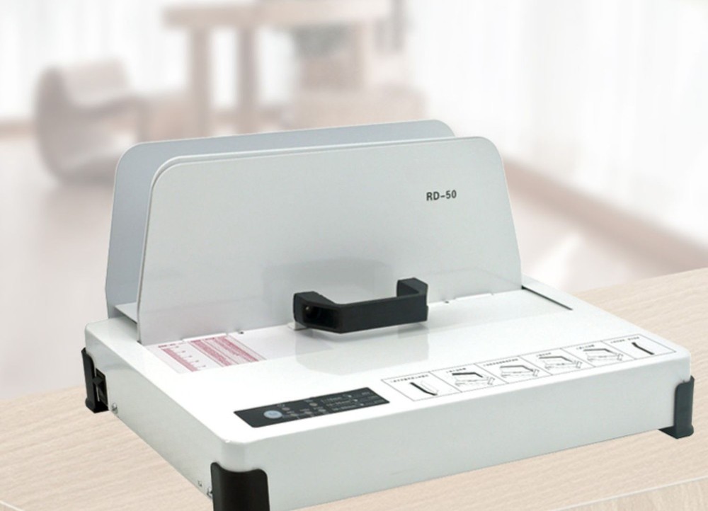 220V Fully Automatic Adhesive Binding Machine Small Hot Melt Binding Machine