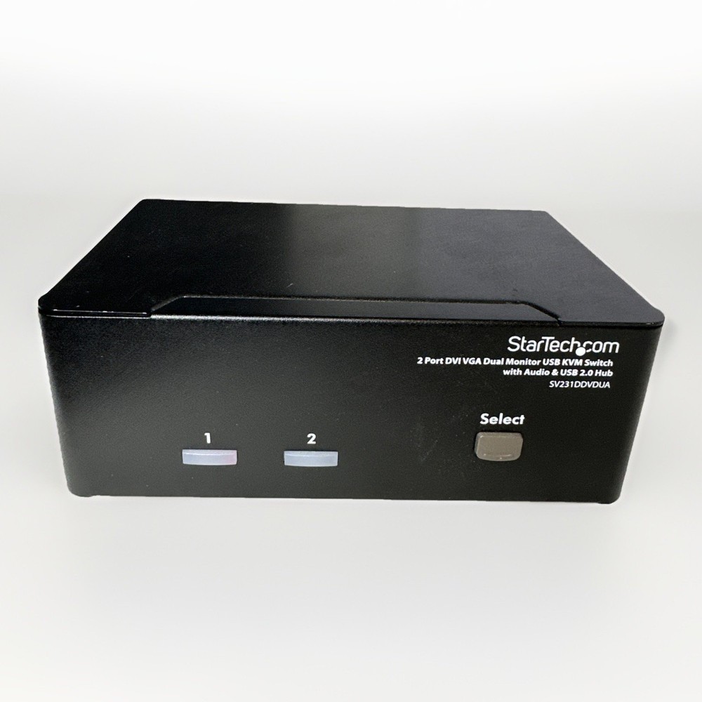 StarTech.com SV231DDVDUA 2-Ports External KVM Switch