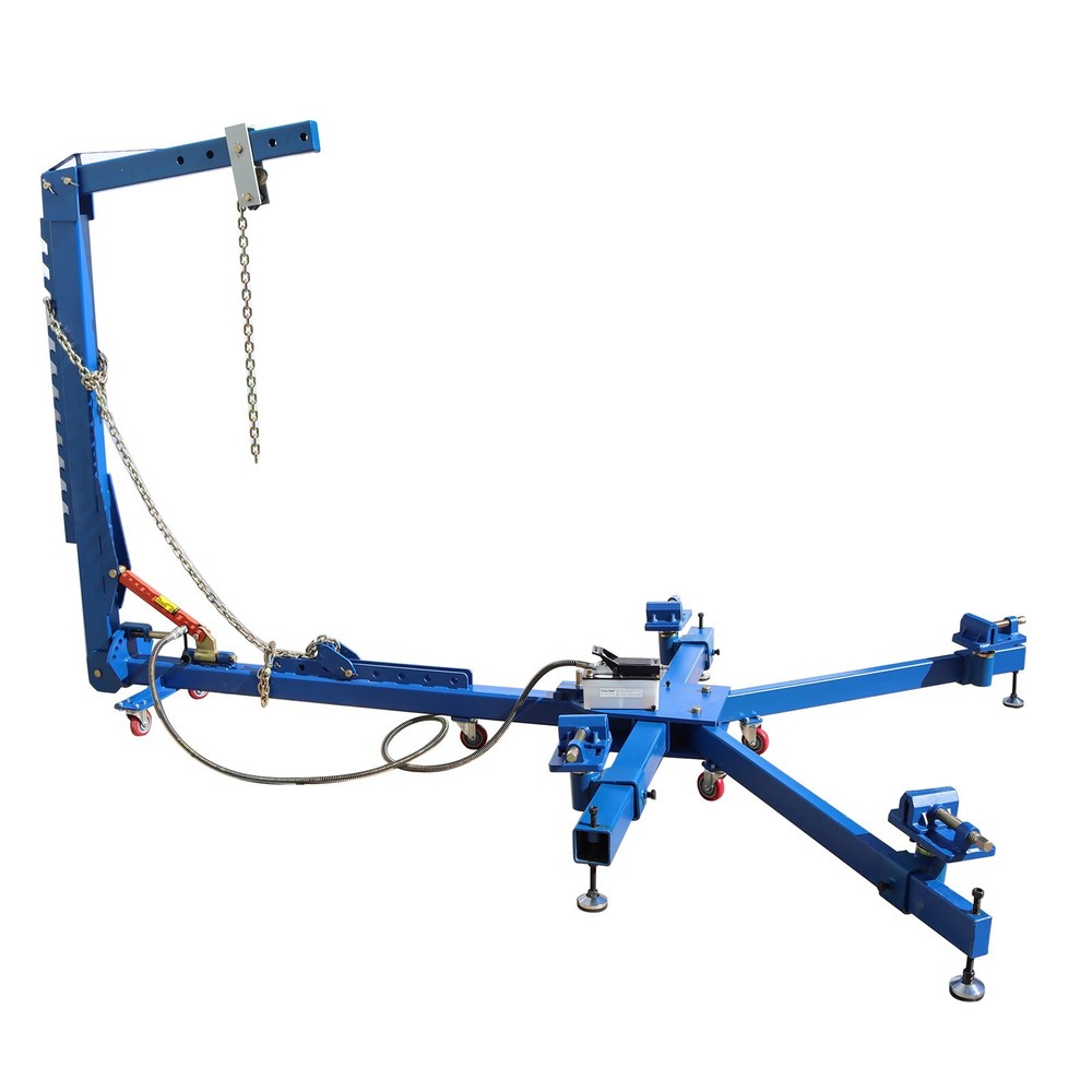 Auto Body Frame Puller Straightener Car Frame Machine 7716lbs Loading Capacity