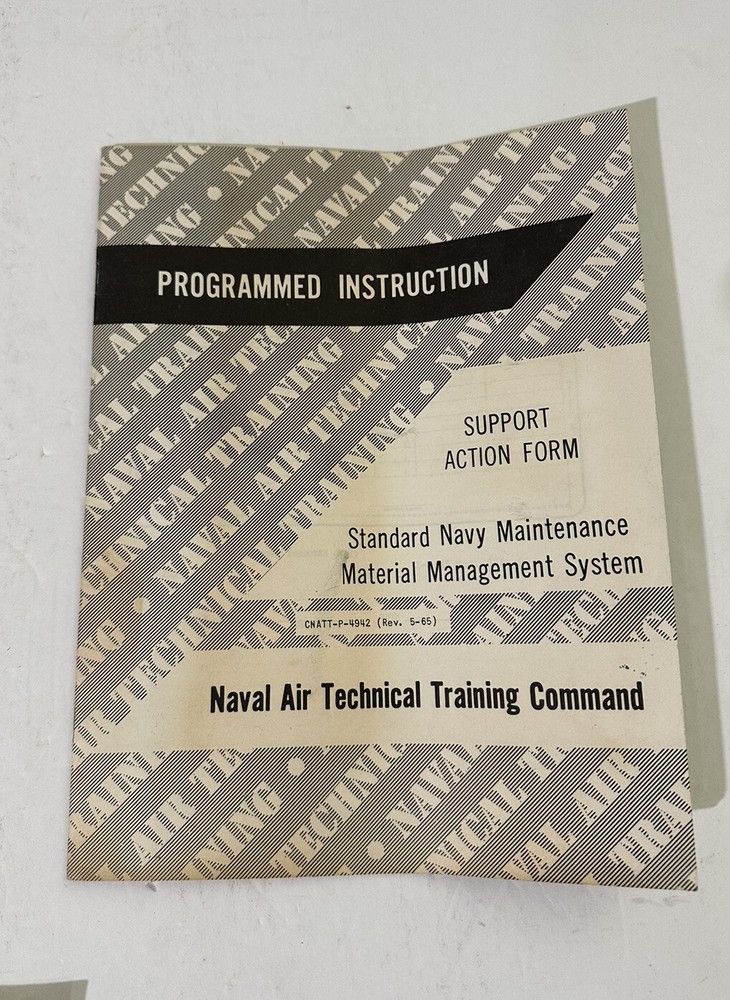 Naval Air Technical Training Command Booklets 1960’s Lot Of 3