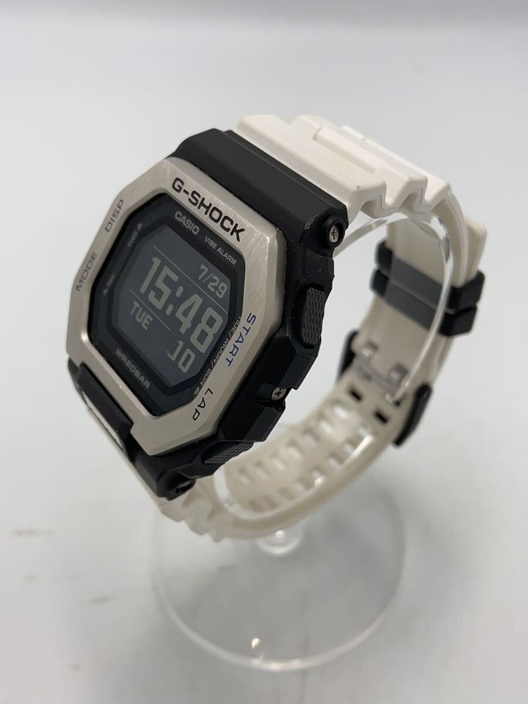 CASIO Quartz Watch G SHOCK Digital Rubber BLK WHT