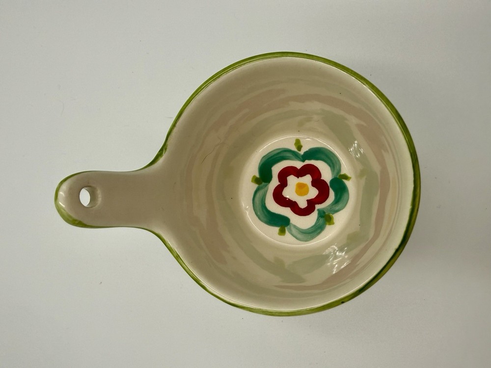 Hand Painted Morocco Leaf by Maxcera Planter Small Wall Pocket