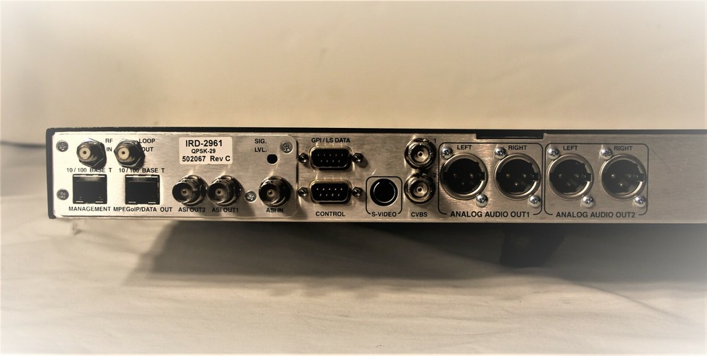 SCOPUS IRD-2960 Professional MPEG-DVB ATSC Integrated Receiver Decoder