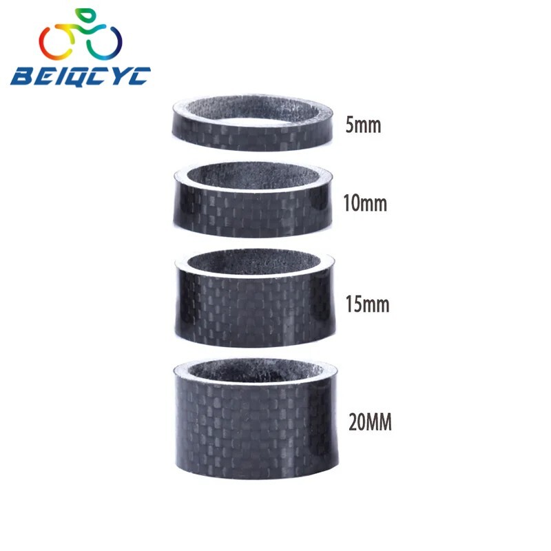 Headset spacers 28.6MM front fork headset riser spacers carbon tapered headset s
