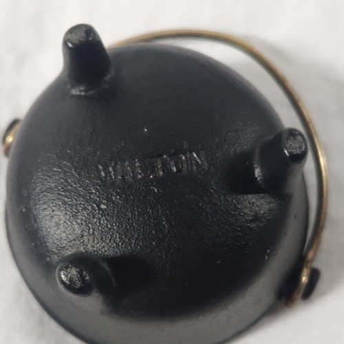 Vintage Miniature Cast Iron 3-Legged Pot With Handle