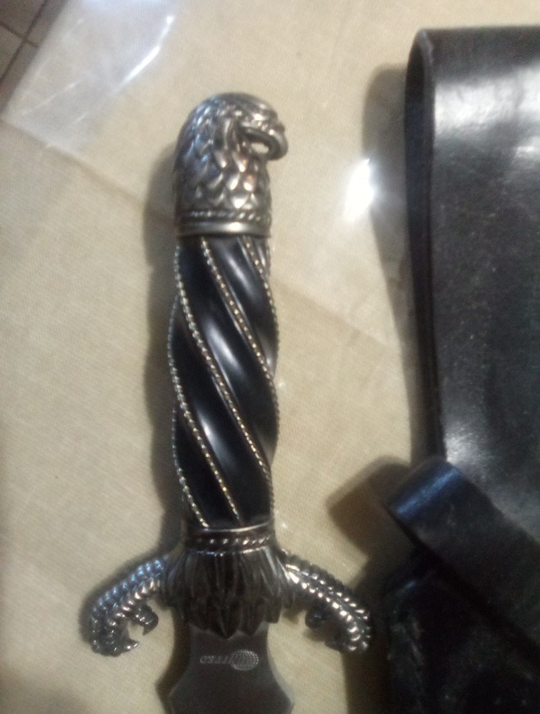 Eagle Head 13" Fantasy Medieval Fixed Blade Dagger with Decorative Sheath