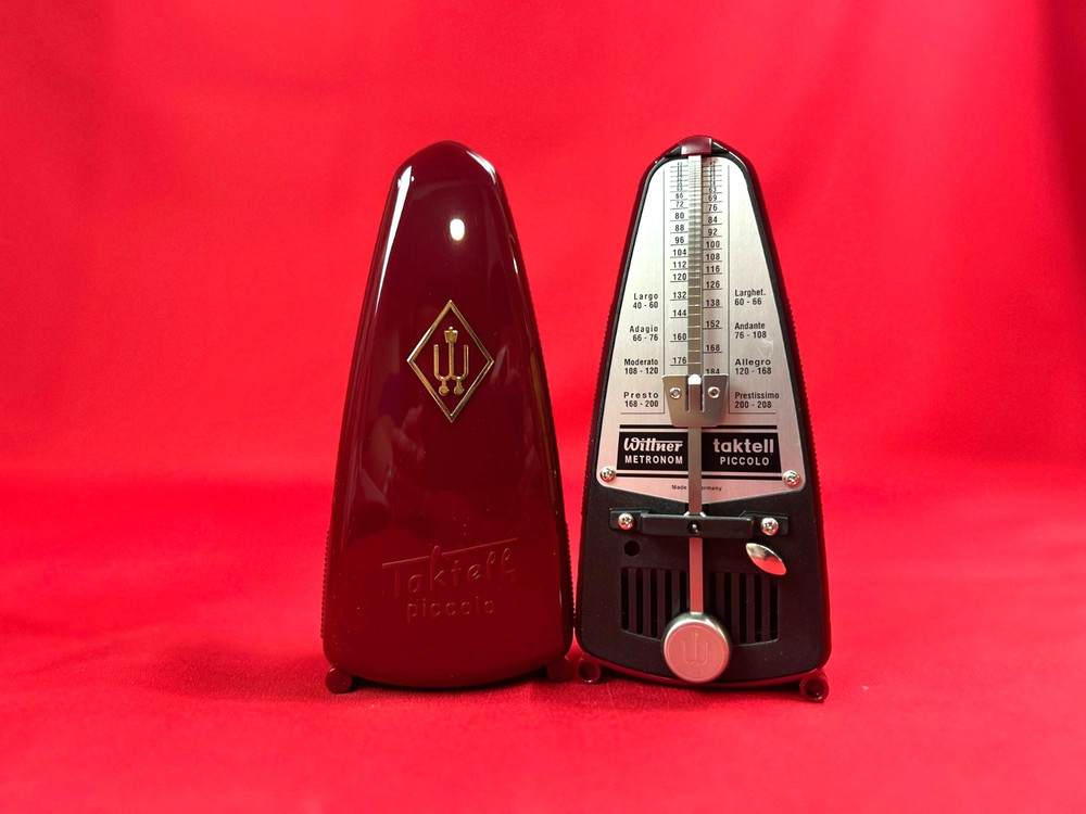 Wittner Taktell Piccolo Metronome Black and Ruby