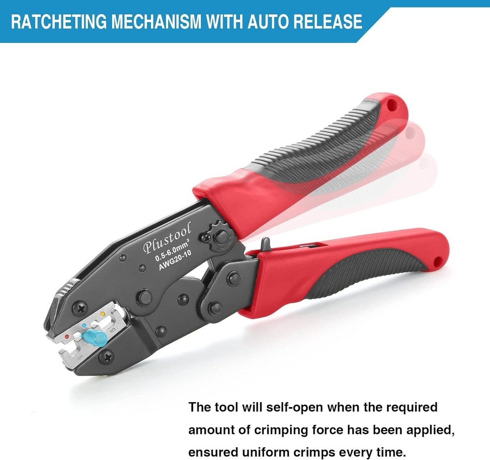Professional Crimping Tool for Heat Shrink Connectors - Ergonomic & Efficient