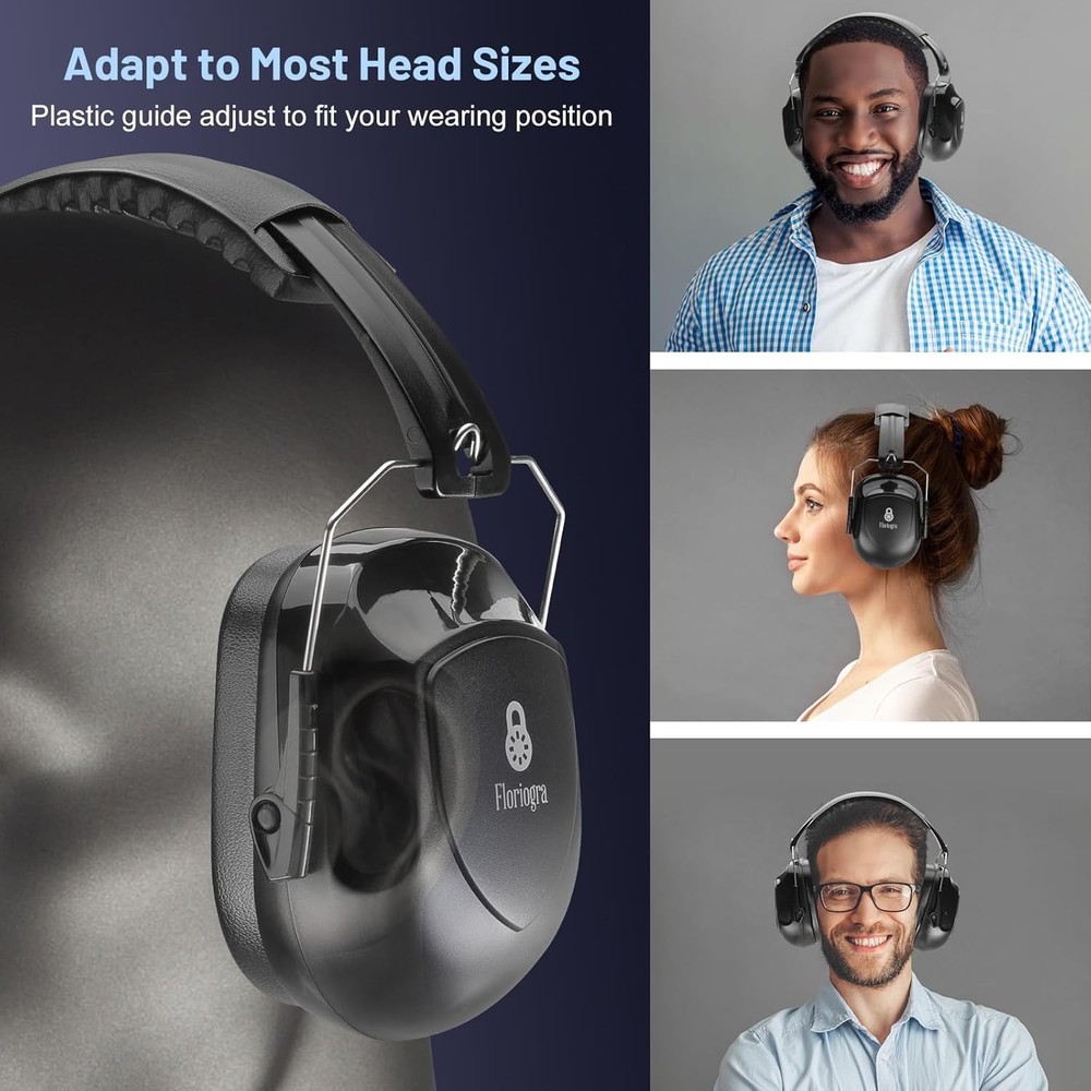3 Pack Ear Protection For Shooting, 3 Pack, 3 Pack-black&black&black