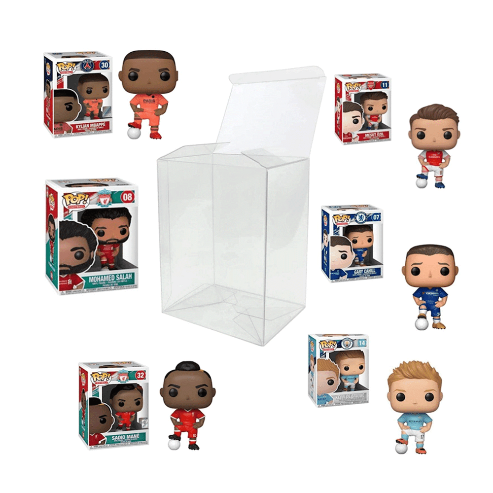 10x Pop Protector Case for 4'' Funko Pop Figures Plastic Display Box Locking Tab