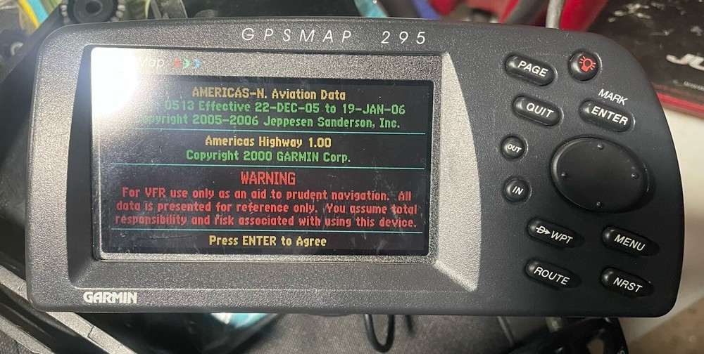 Garmin GPSMAP 295 Aviation