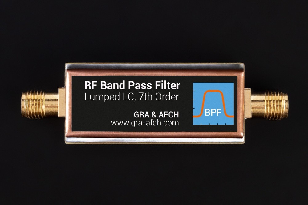 Band-Pass Filter BPF 7th Order 1000MHz for RF Receiver Transmitter Amplifier