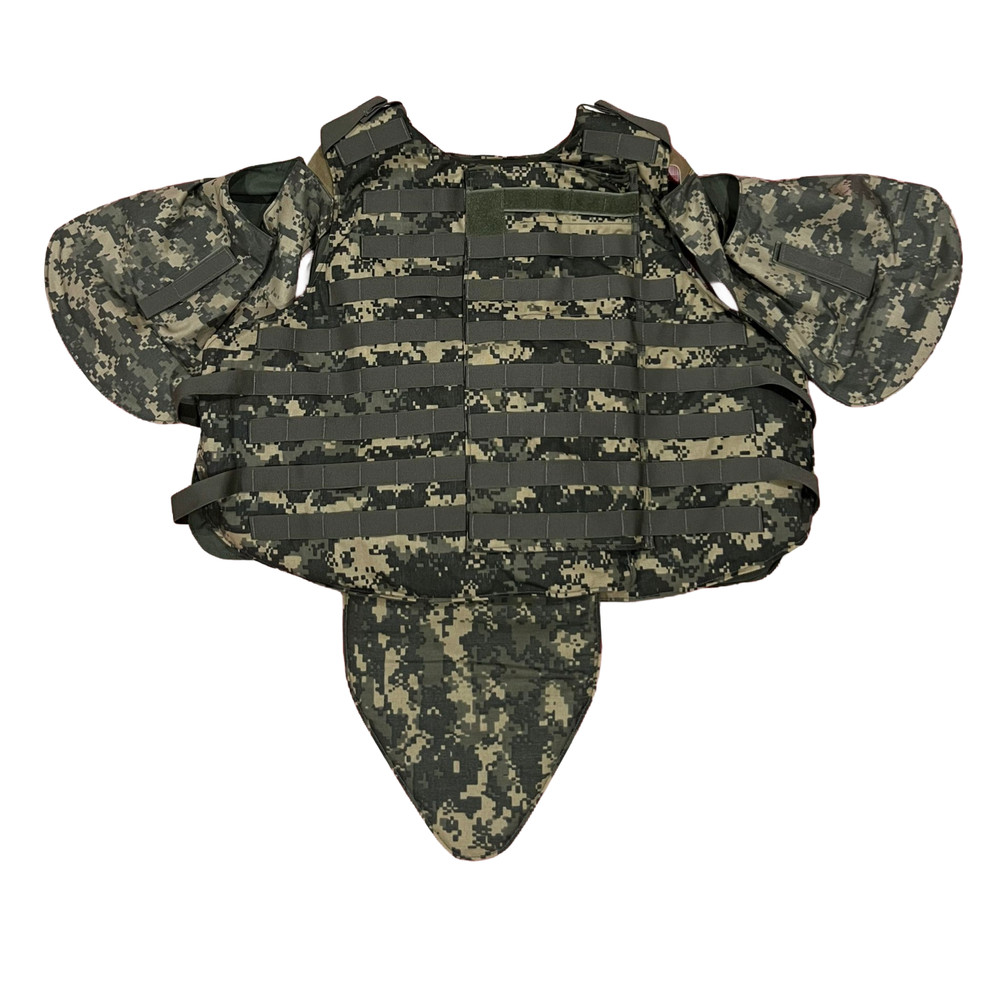 ACU protector Base Protective Vest Plate Carrier w/ Soft Armor Inserts Large
