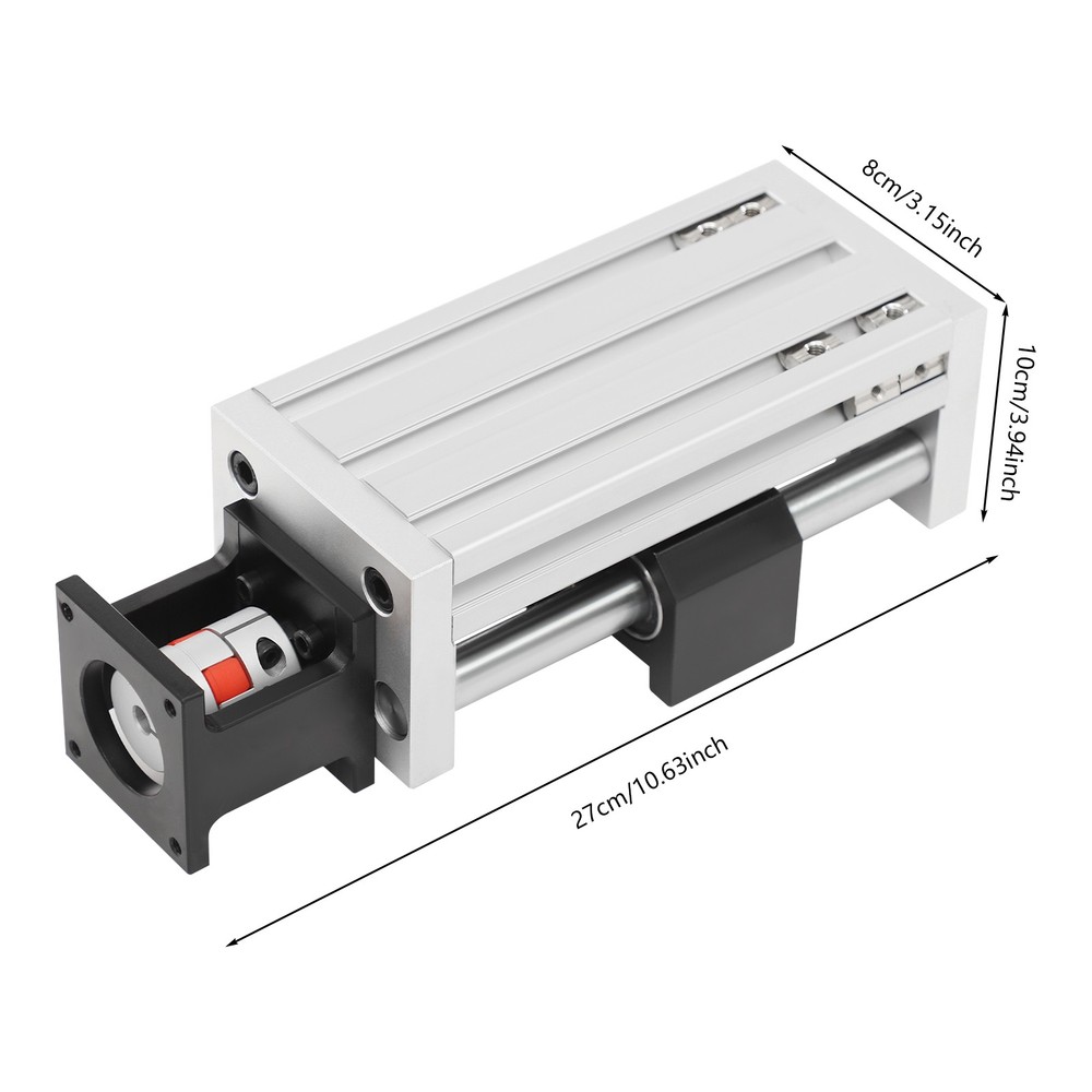 3.94in Sliding Table Linear Rail Guide 100mm Electric Linear Guide Slide Table