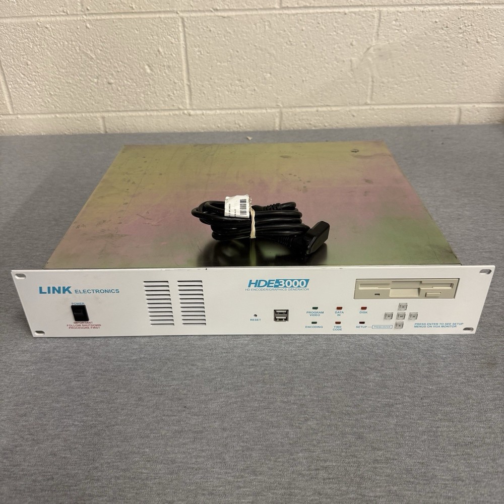 Link Electronics HDE-3000 HD Encoder/Graphics Generator