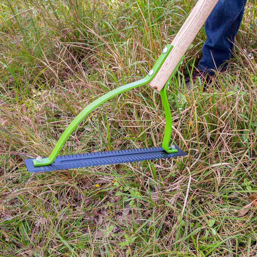 36 In. Wood Handle Double Blade Weeder