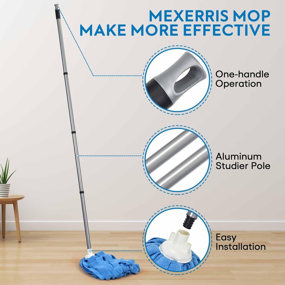 Matthew Microfiber Cloth Mop Compatible with Ceda Microfiber Cloth Mop Refill...