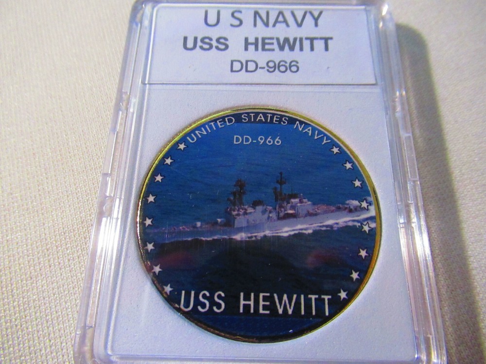 US NAVY - USS Hewitt (DD-966) Challenge Coin