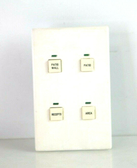 LiteTouch 4 Button S-Series Data Input Keypad (Almond) Savant A620