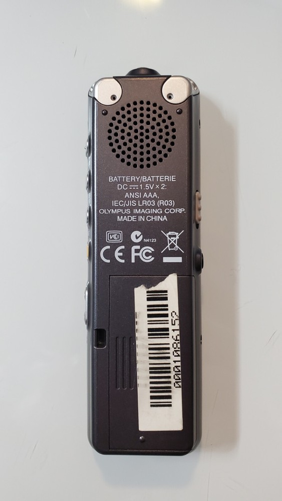 Handheld Digital Voice Recorder with Case Olympus DS-2 - TESTED + WORKING