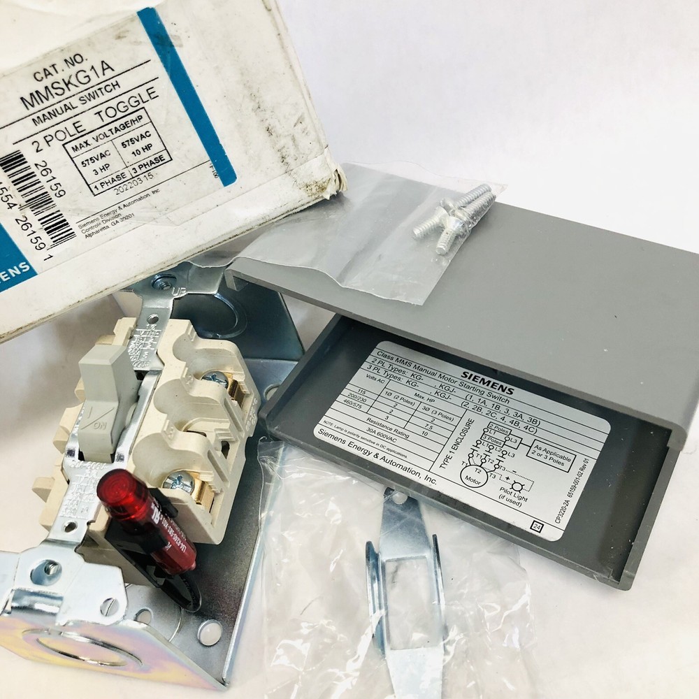 MMSKG1A Manual Switch, 2 Pole