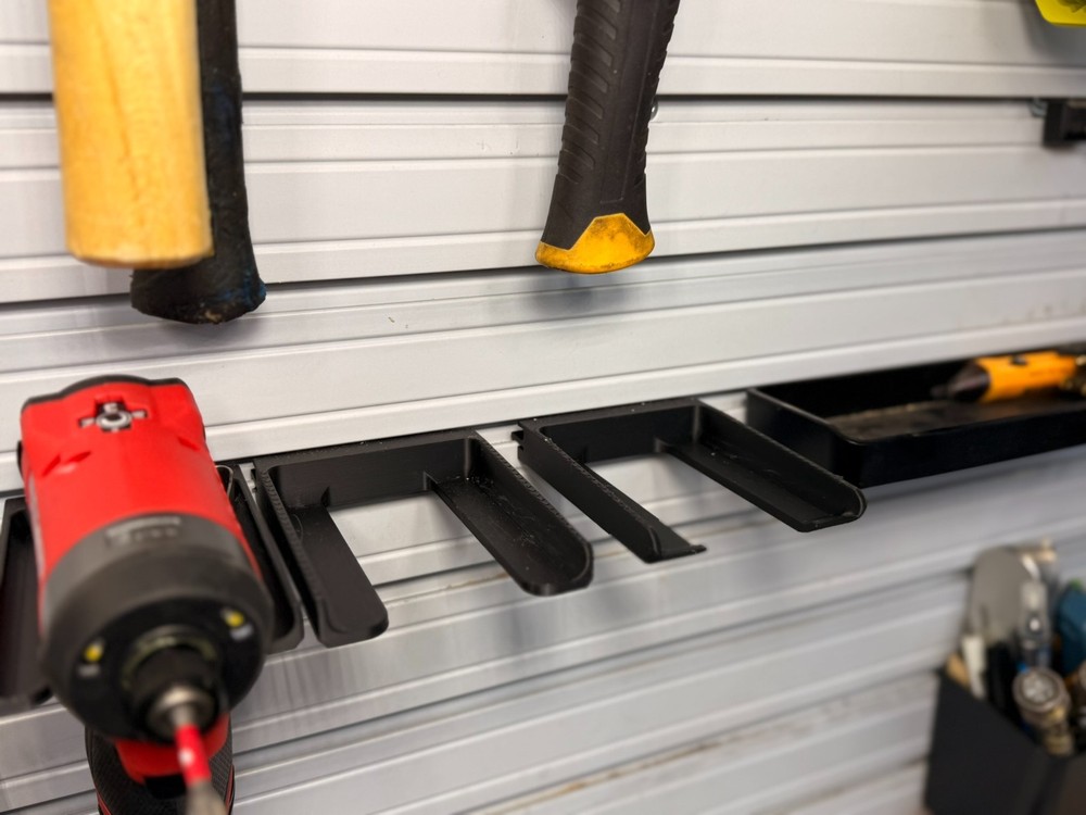 Power Tool Storage for Slot Wall and Rubbermaid – Efficient Solution