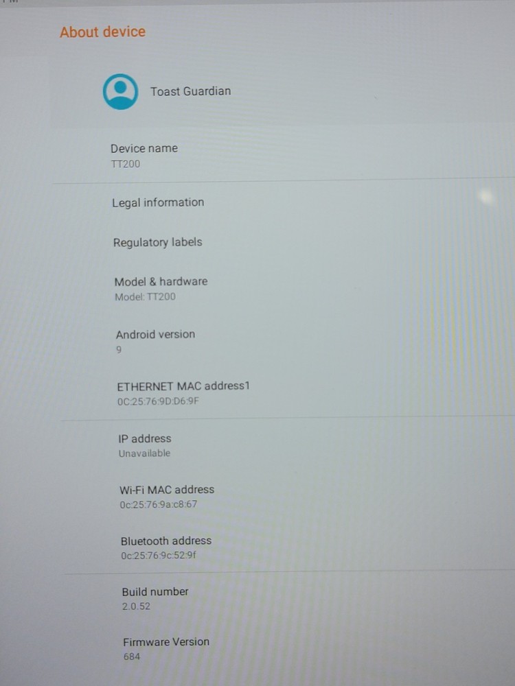Toast Flex TT200 POS System Dual Display Screen with Power Supply & Card Reader