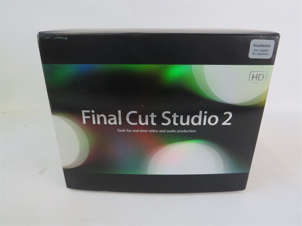 Apple Final Cut Studio 2 Video Editing Software Mac Complete Box Set W/ Manuals