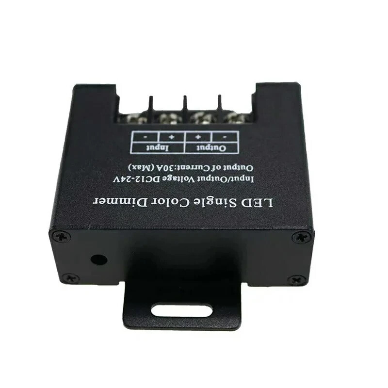 LED Single Color Dimmer DC 12V 24V 30A with 11-Key RF Remote Controller