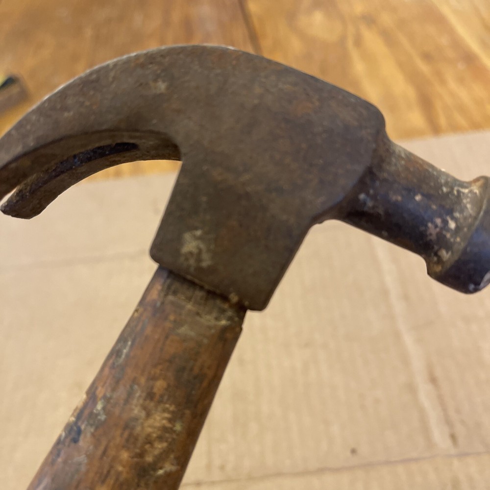 Small Vintage Hammer With Engraved Name