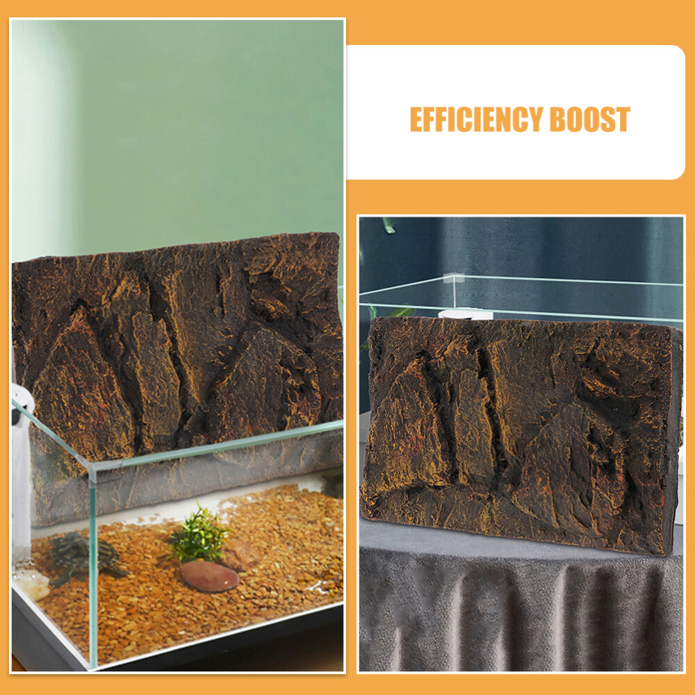 Reptile Box Backdrop Bearded Dragon Background Aquarium Décor Backgrounds