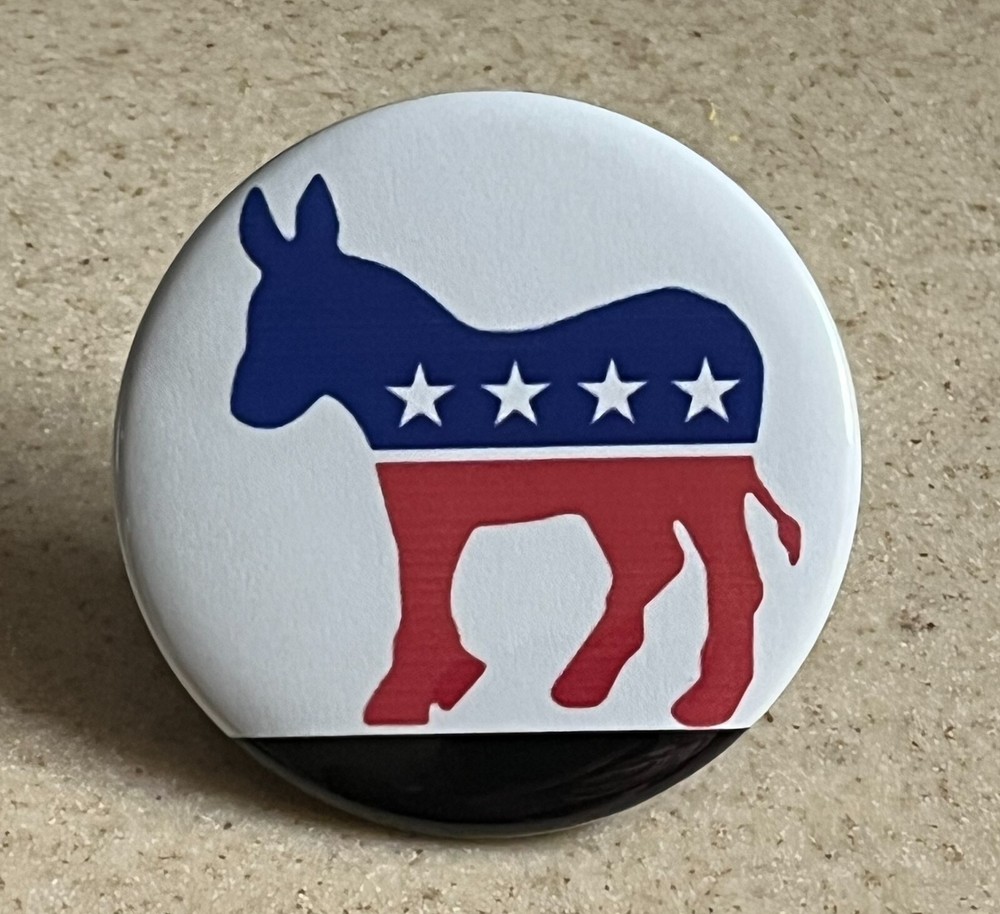 Democratic Donkey Magnet, 2 1/4 inch.