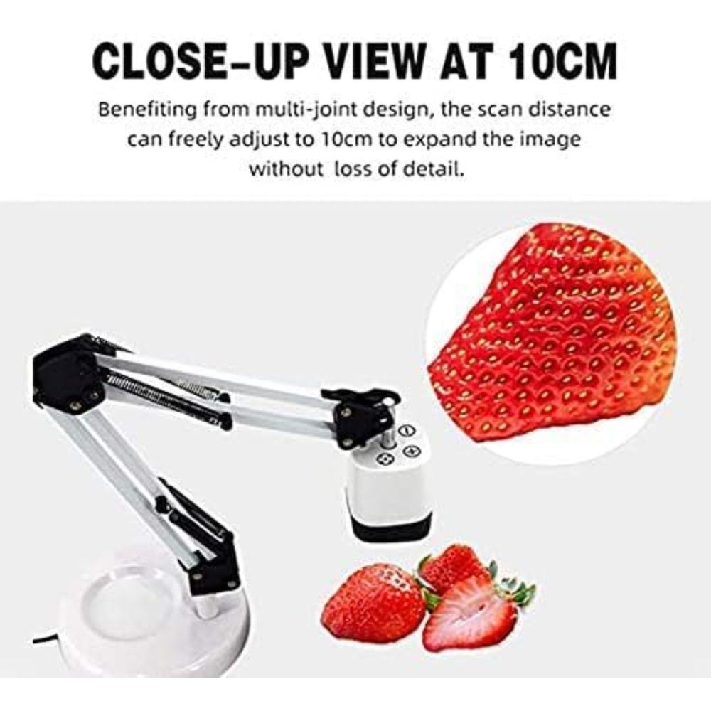 Document Camera for Teachers, 8mp with Auto-Focus and LED Supplemental Light
