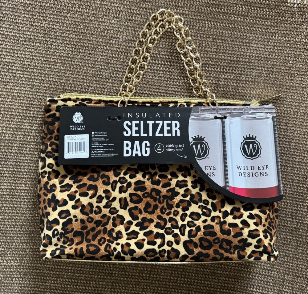 Thermal Insulation Leopard Bag / Purse