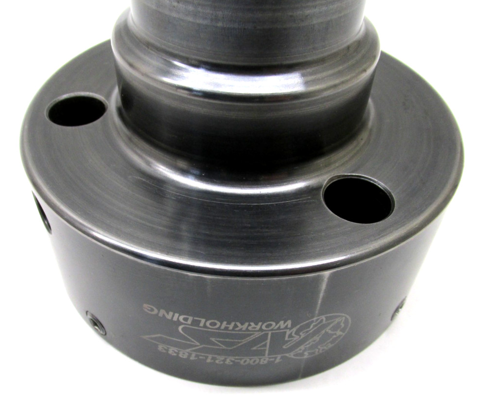 AS-IS! ATS 5C LOW-PROFILE TRUE LENGTH CNC COLLET CHUCK w/ PLAIN BACK MOUNT #5CTL