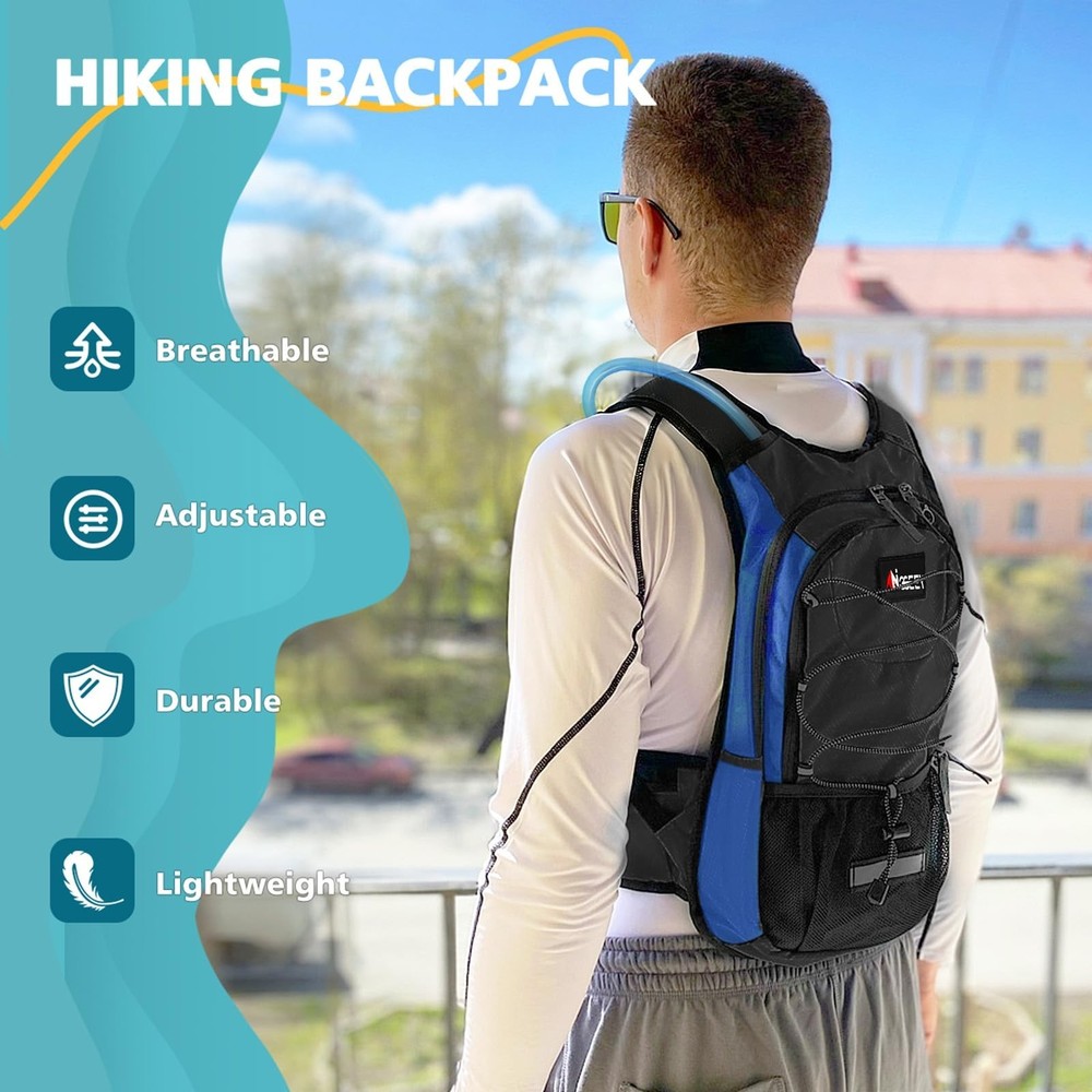 Hydration Pack, Insulated Hydration Backpack with 2L Hydration Bladder, Hikin...