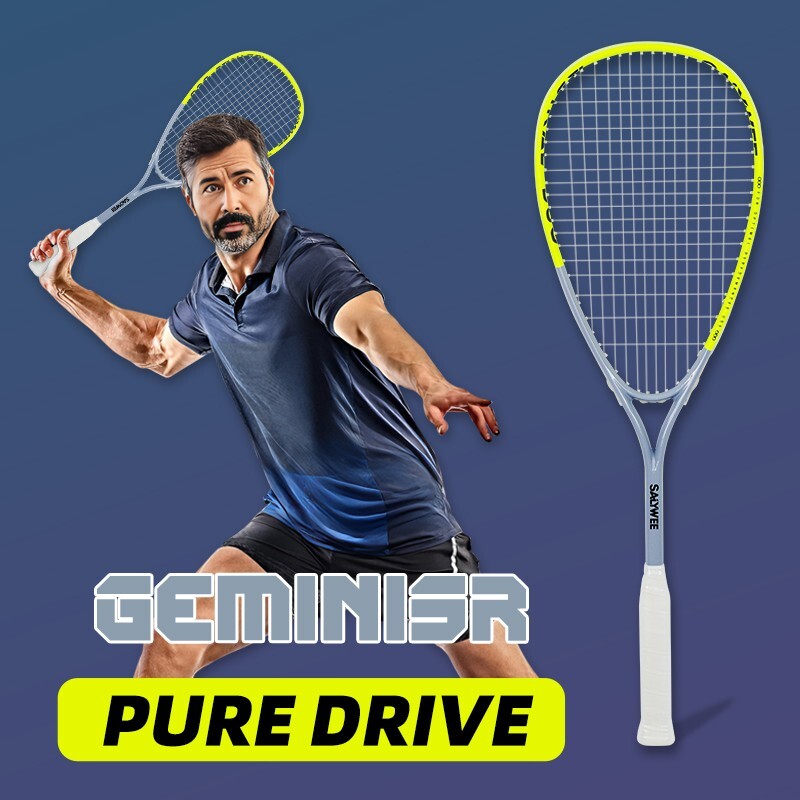 GEMINI SR-Composite Carbon Fiber Squash Racket for Beginner&Advanced With Bag