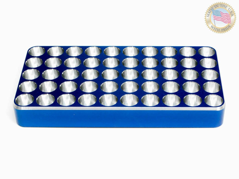 223 Remington Reloading block Tray Loading CNC Made from Solid Billet Aluminum