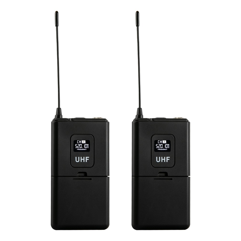 6-8 H Rectangular Cordless Wireless Microphone System 4 Channels for Conference