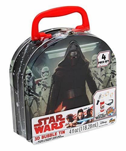 Star Wars 3D Bubbles Set (Tin, Lightsaber bubble wand, bubbles, 3D glasses)