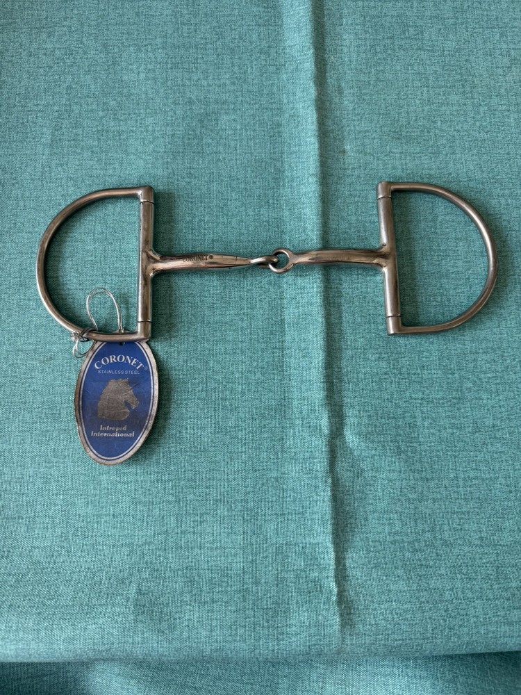 NEW 5 1/2” Coronet Large Dee Ring Snaffle