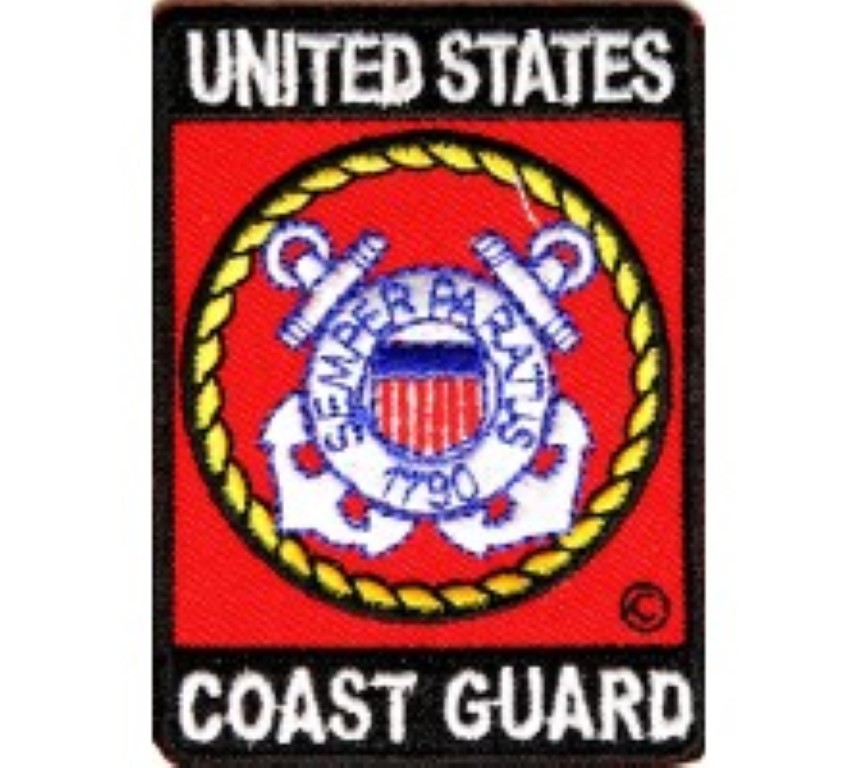 United States Coast Guard Iron On Patch p1370