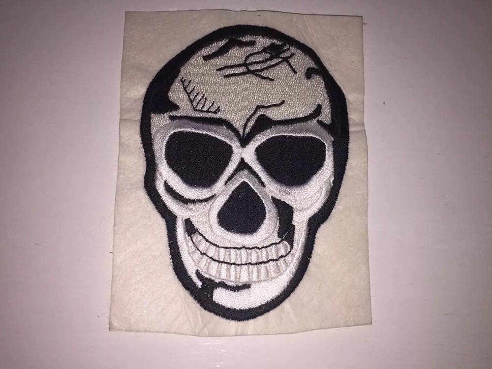 Skull Patch Biker Motircycle Jacket