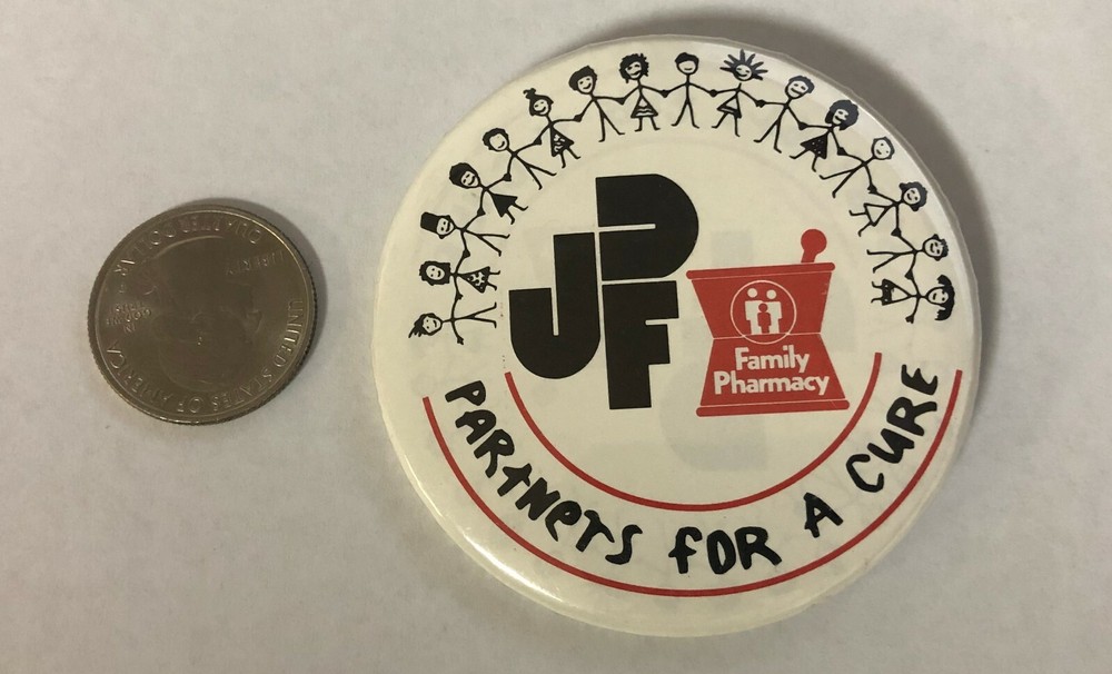 JDF Family Pharmacy Advertising Pin