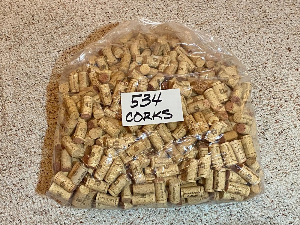 534 Natural Wine Corks Assorted Variety Crafts