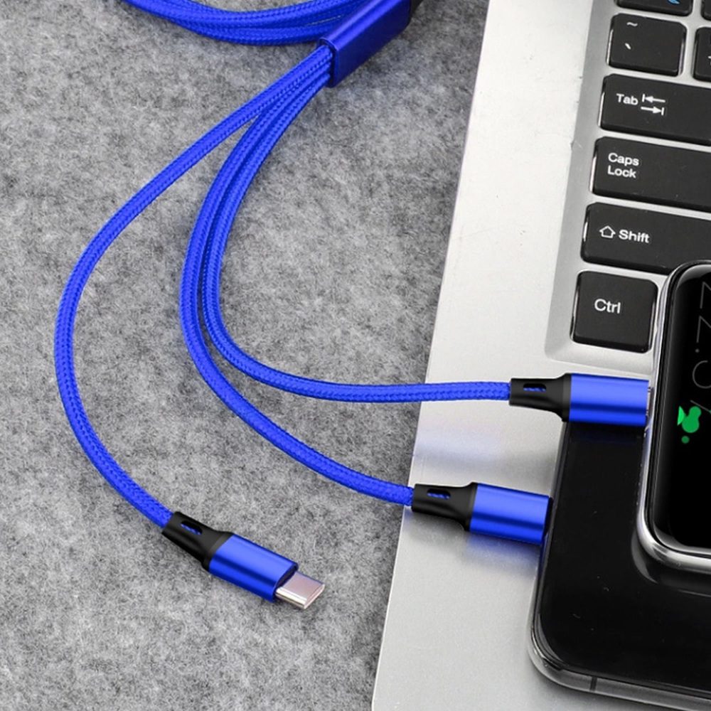 3 in 1 Fast USB Charging Cable Universal Function Cell Phone Charger Cord Lot